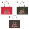 four christmas shopping bags with the words merry christmas on them