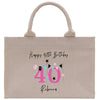 a birthday bag with the number forty on it