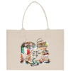 a shopping bag with a picture of the city of italy