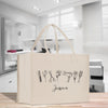 a shopping bag with the words happy joshua written on it