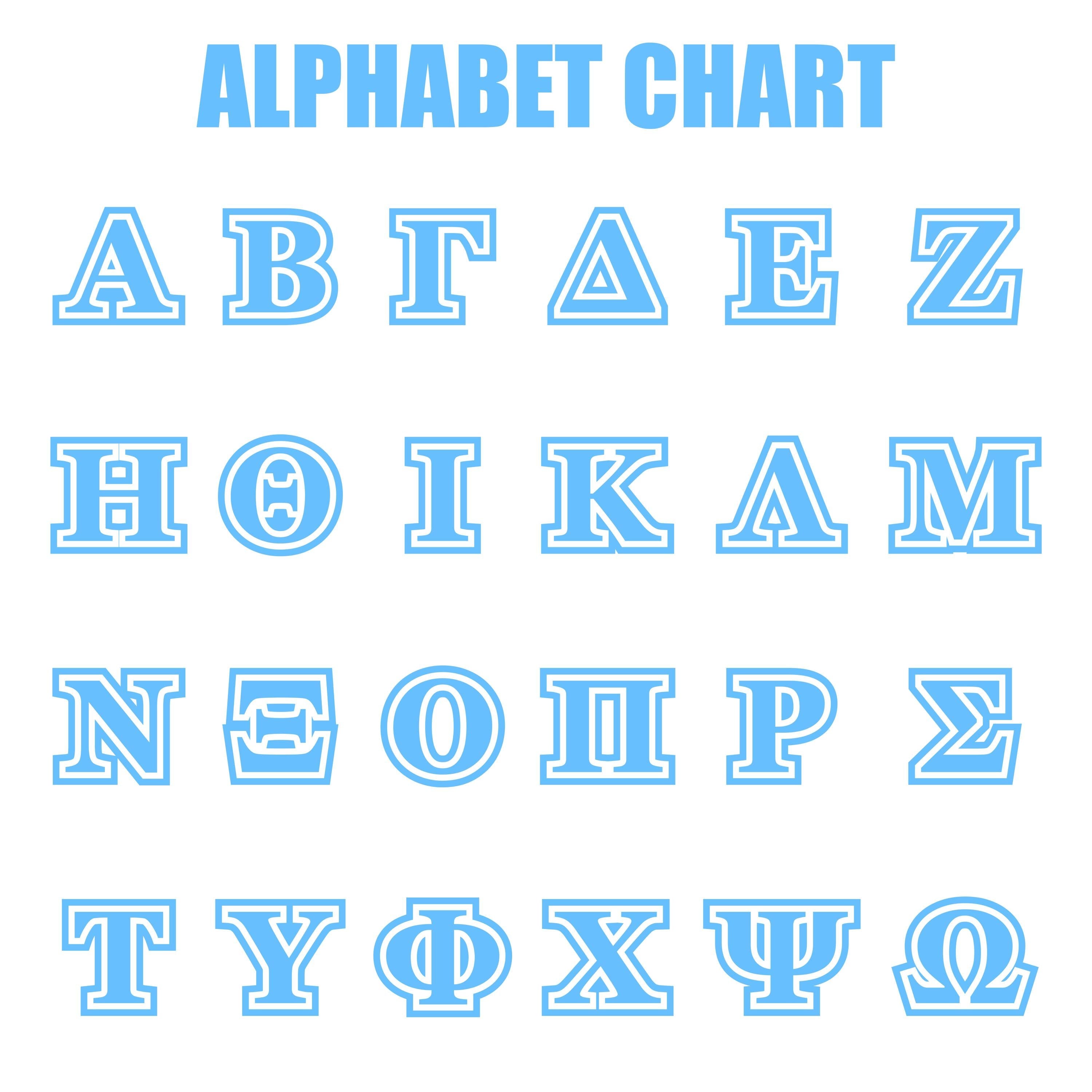 a set of different type of alphabets