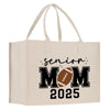 a white shopping bag with a football on it