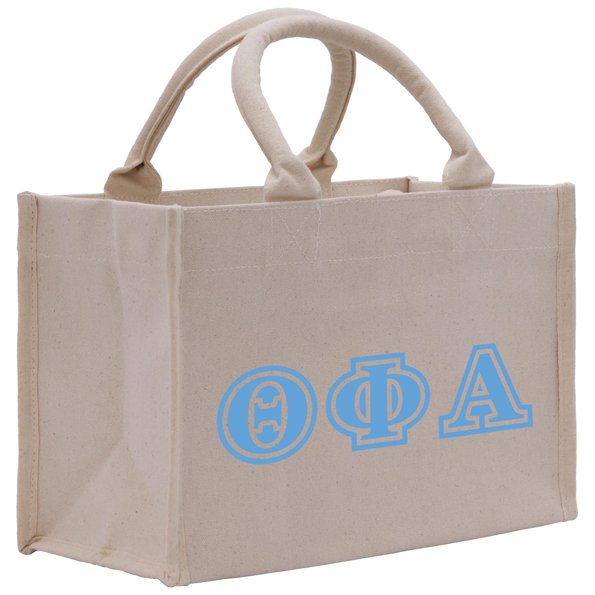 a tote bag with the letters ap on it