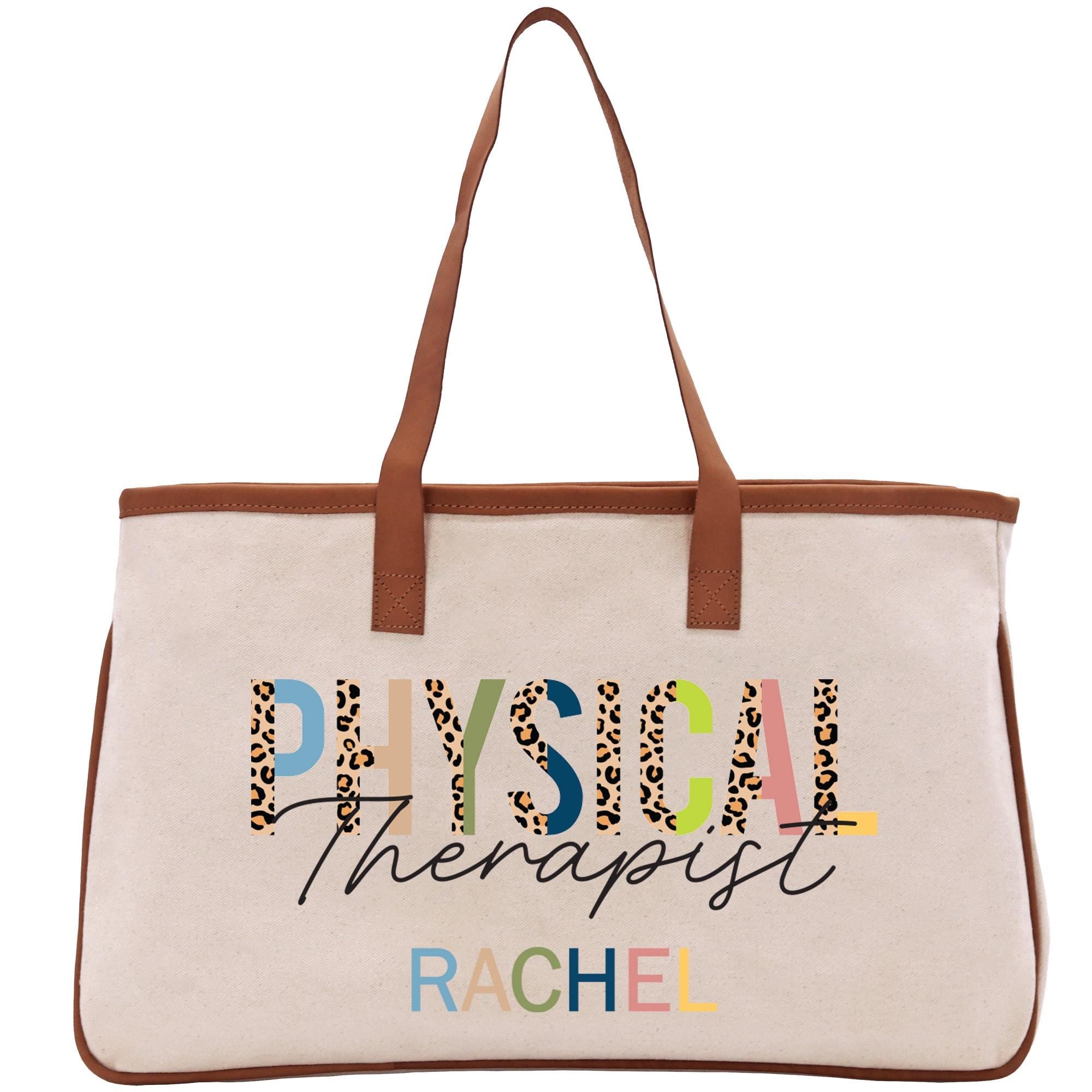 a canvas bag with the words physical on it