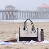 Beach Please Tote Bag - Large Chic Tote Bag - Gift for Her - Girls Weekend Tote - Weekender Bag - Weekend Tote - Beach Tote Bag