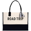 Road Trip Beach Tote Bag - Large Chic Tote Bag - Gift for Her - Vacation Tote Bag - Weekender Bag - Travel Tote