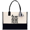Love God Love People Religious Tote Bag for Women Bible Verse Canvas Tote Bag Religious Gifts Bible Verse Gift Church Tote Bag