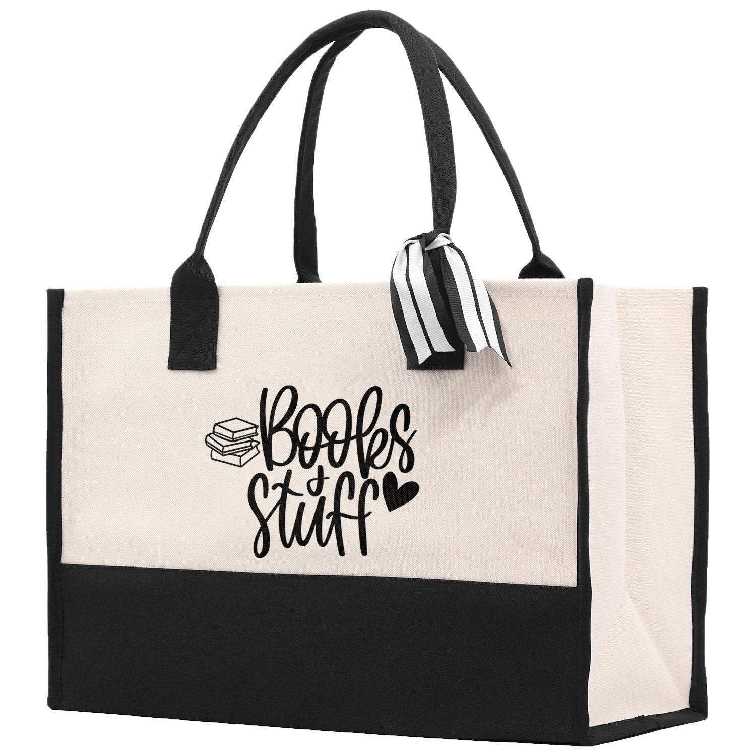 Books Stuff Tote Bag Bookworm Gift Book Quotes Party Gift Book Lover Tote Book Canvas Tote Bag Birthday Gift Library Bag Grocery Bag