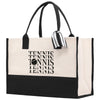 Tennis Tote Bag Custom Tennis Tote Bag Tennis Sport Gift for Her Personalized Tennis Bag Tennis Love Bag Tennis Coach Gift Canvas Tote Bag