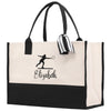 Tennis Tote Bag Custom Tennis Tote Bag Tennis Sport Gift for Her Personalized Tennis Bag Tennis Love Bag Tennis Coach Gift Canvas Tote Bag