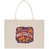 Halloween Trick or Treat Tote Bag Halloween Tote Bag for Kids Halloween Gift Halloween Candy Bag Halloween Doodles Cute Canvas Tote Bag