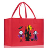 Halloween Trick or Treat Tote Bag Halloween Tote Bag for Kids Halloween Gift Halloween Candy Bag Halloween Doodles Cute Canvas Tote Bag