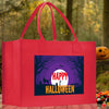 Halloween Trick or Treat Tote Bag Halloween Tote Bag for Kids Halloween Gift Halloween Candy Bag Halloween Doodles Cute Canvas Tote Bag