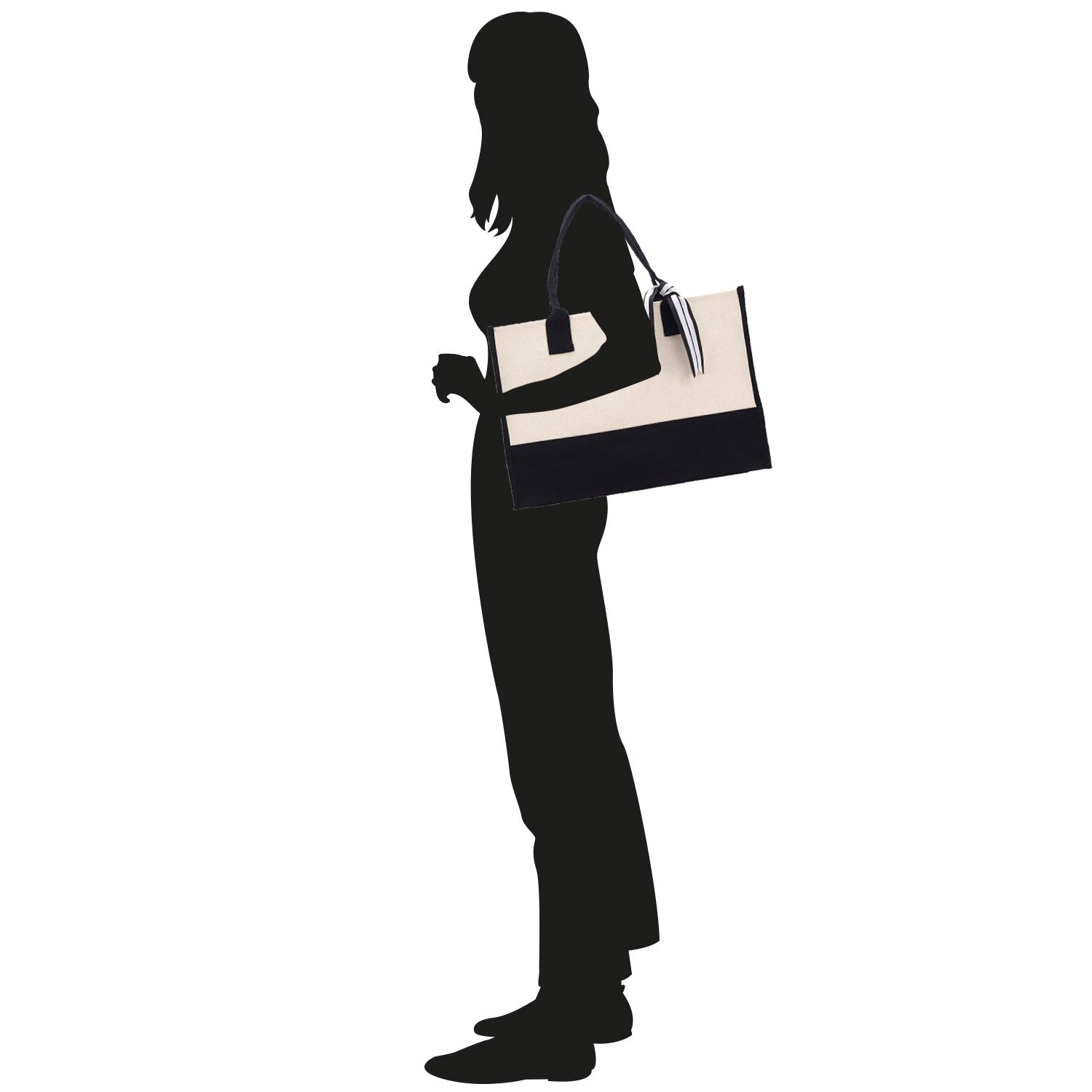 Dog Mom Canvas Tote Bag - Large Reusable Shopping Bag With Handle, Cute Gift For Dog Lovers