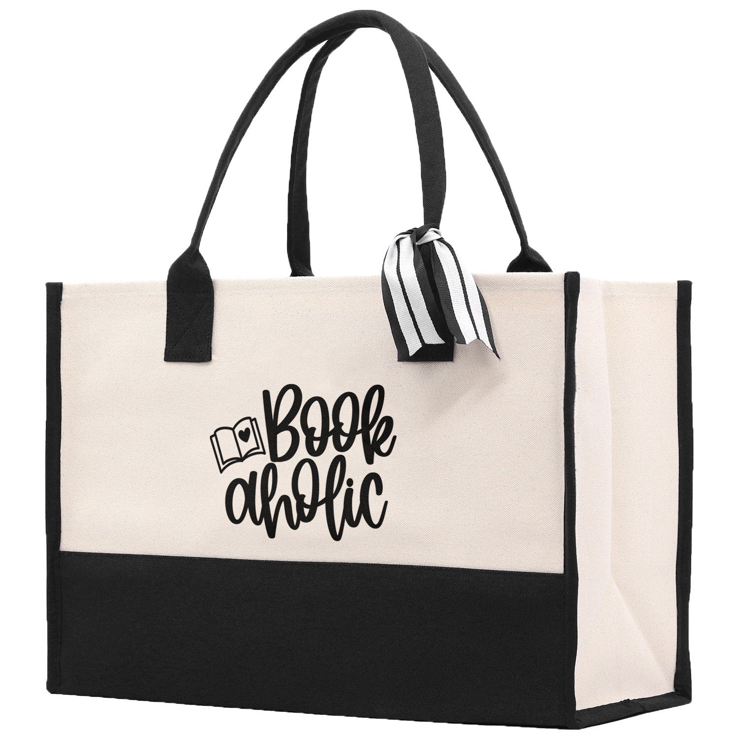 Book aholic Tote Bag Bookworm Gift Book Quotes Party Gift Book Lover Tote Book Canvas Tote Bag Birthday Gift Library Bag Grocery Bag