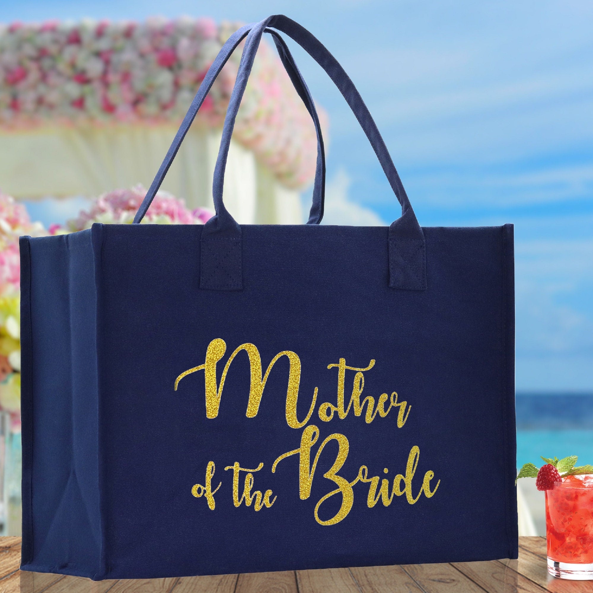 Personalized Bachelorette Party Canvas Tote Bag - Personalized Brides