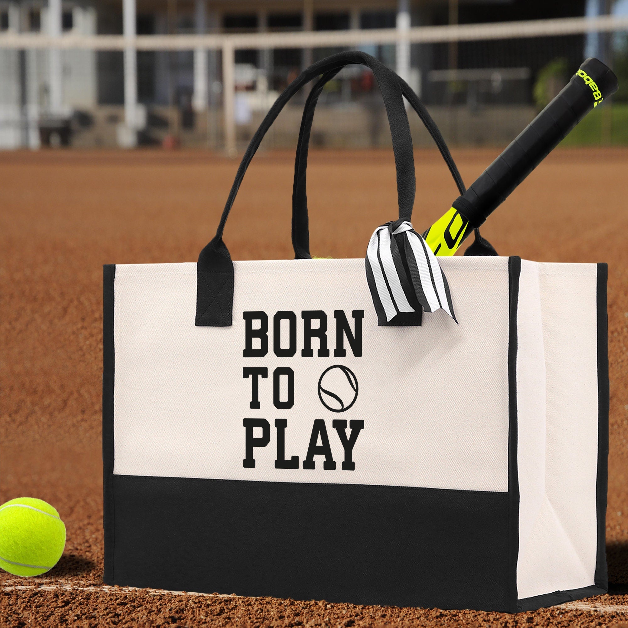 Tennis Tote Bag Custom Tennis Tote Bag Tennis Sport Gift for Her Personalized Tennis Bag Tennis Love Bag Tennis Coach Gift Canvas Tote Bag