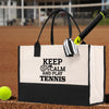 Tennis Tote Bag Custom Tennis Tote Bag Tennis Sport Gift for Her Personalized Tennis Bag Tennis Love Bag Tennis Coach Gift Canvas Tote Bag