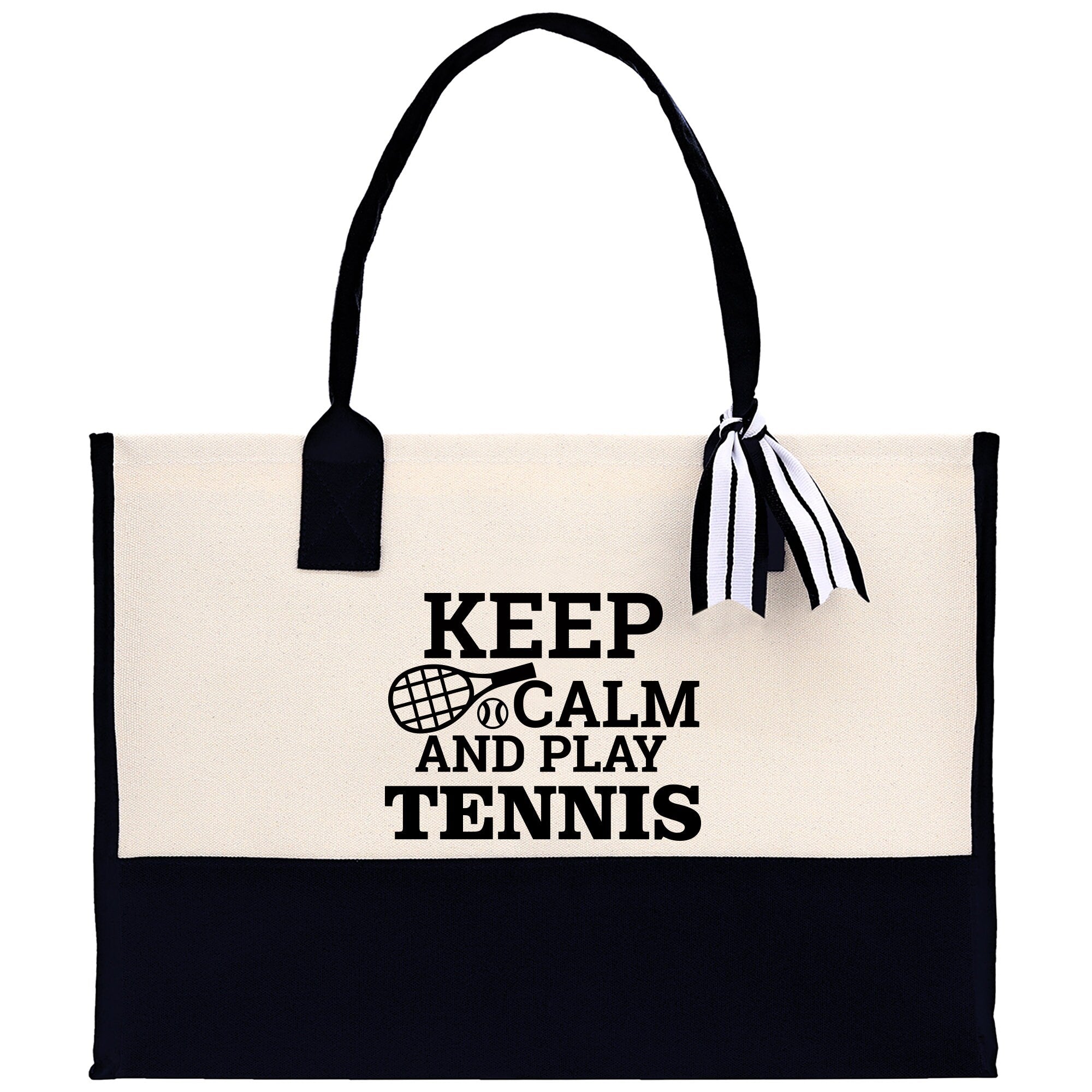 Tennis Tote Bag Custom Tennis Tote Bag Tennis Sport Gift for Her Personalized Tennis Bag Tennis Love Bag Tennis Coach Gift Canvas Tote Bag