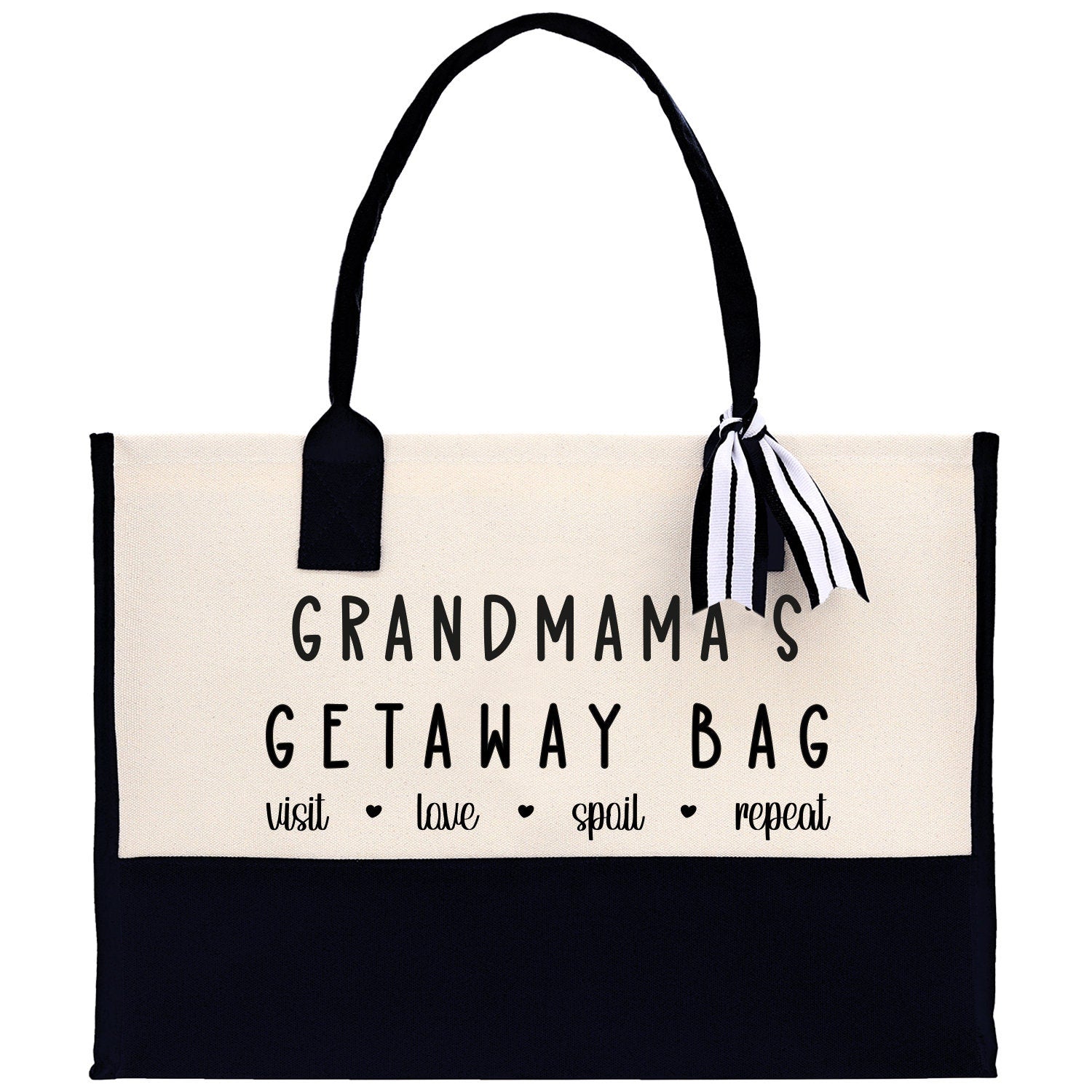 Grandma Tote Bag Grandma's Getaway Bag Grandma Nana Bag Grandma Gift Bag Shopping Bag Mothers Day Gift Live Love Spoil Bag Grandma GM1010