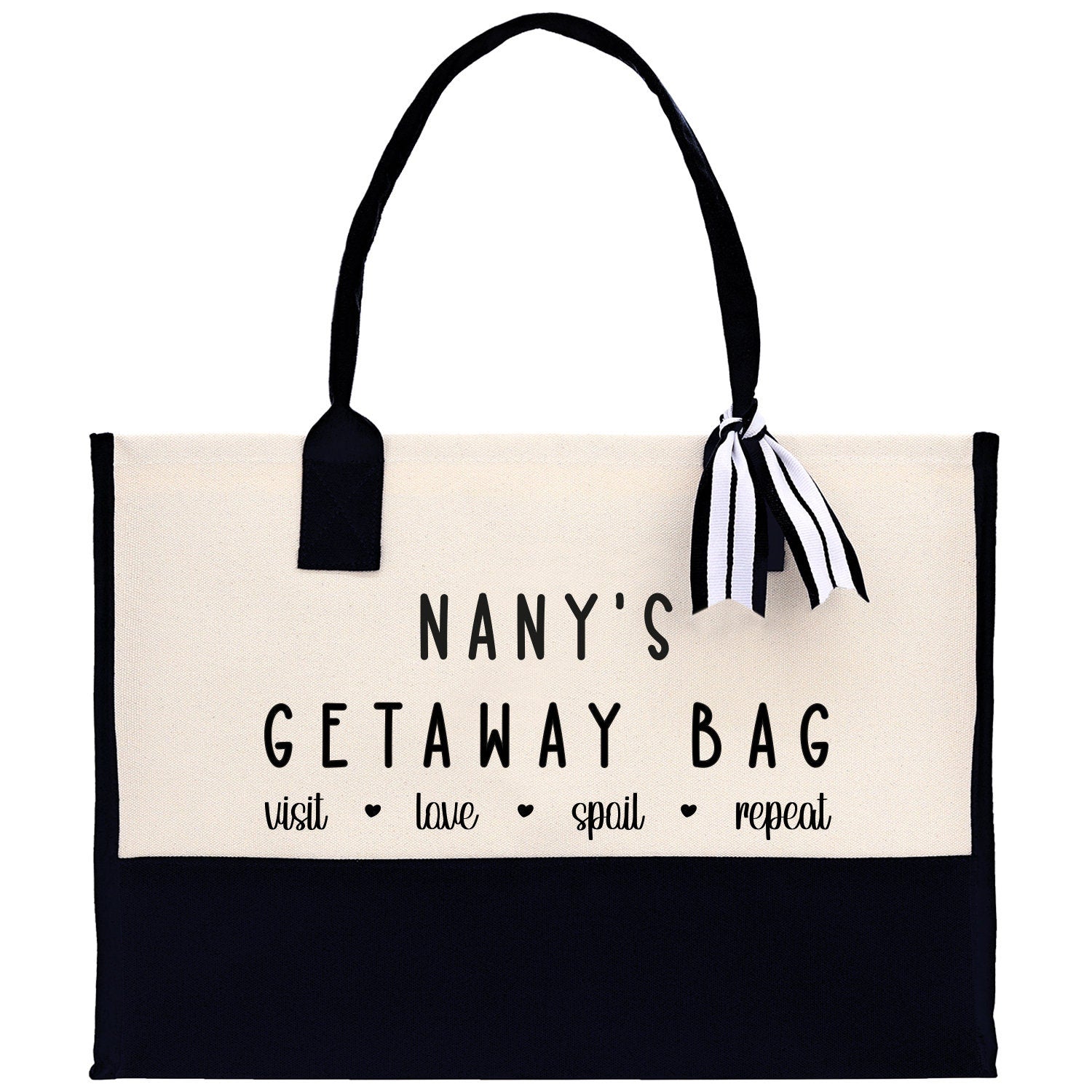 Grandma Tote Bag Grandma's Getaway Bag Grandma Nana Bag Grandma Gift Bag Shopping Bag Mothers Day Gift Live Love Spoil Bag Grandma GM1014