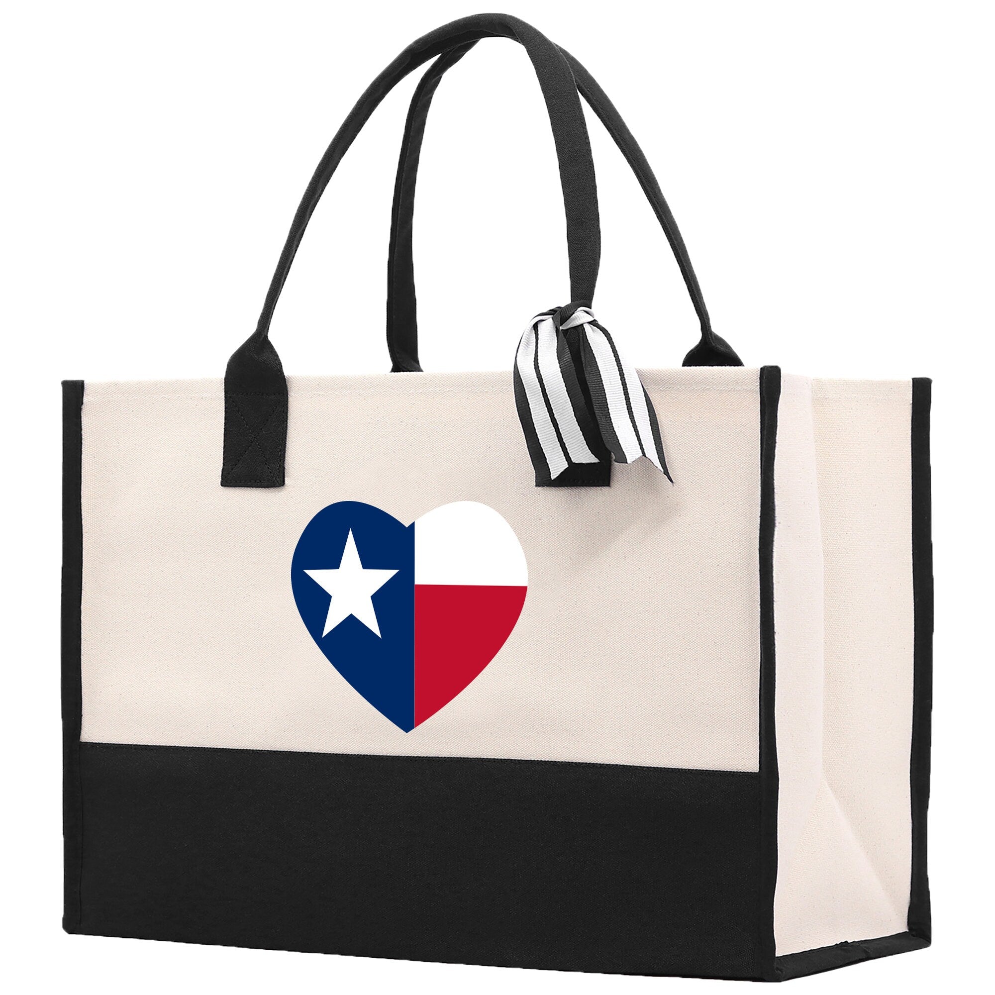 Texas Cotton Canvas Tote Bag TX Travel Vacation Tote Employee and Client Gift Wedding Favor Birthday Welcome Tote Bag Bridesmaid Gift