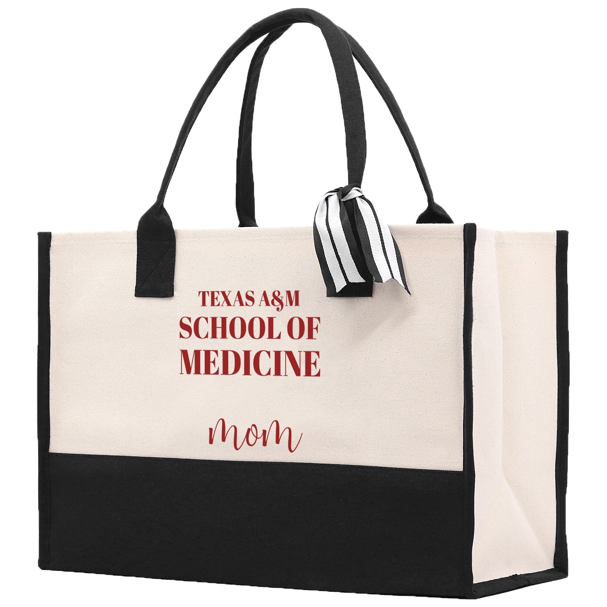 Texas A&M School of Medicine Personalized Cotton Canvas Tote Bag for Nurse Student Gift Nurse Bag for Texas A M Tote Bag Custom Tote Bag
