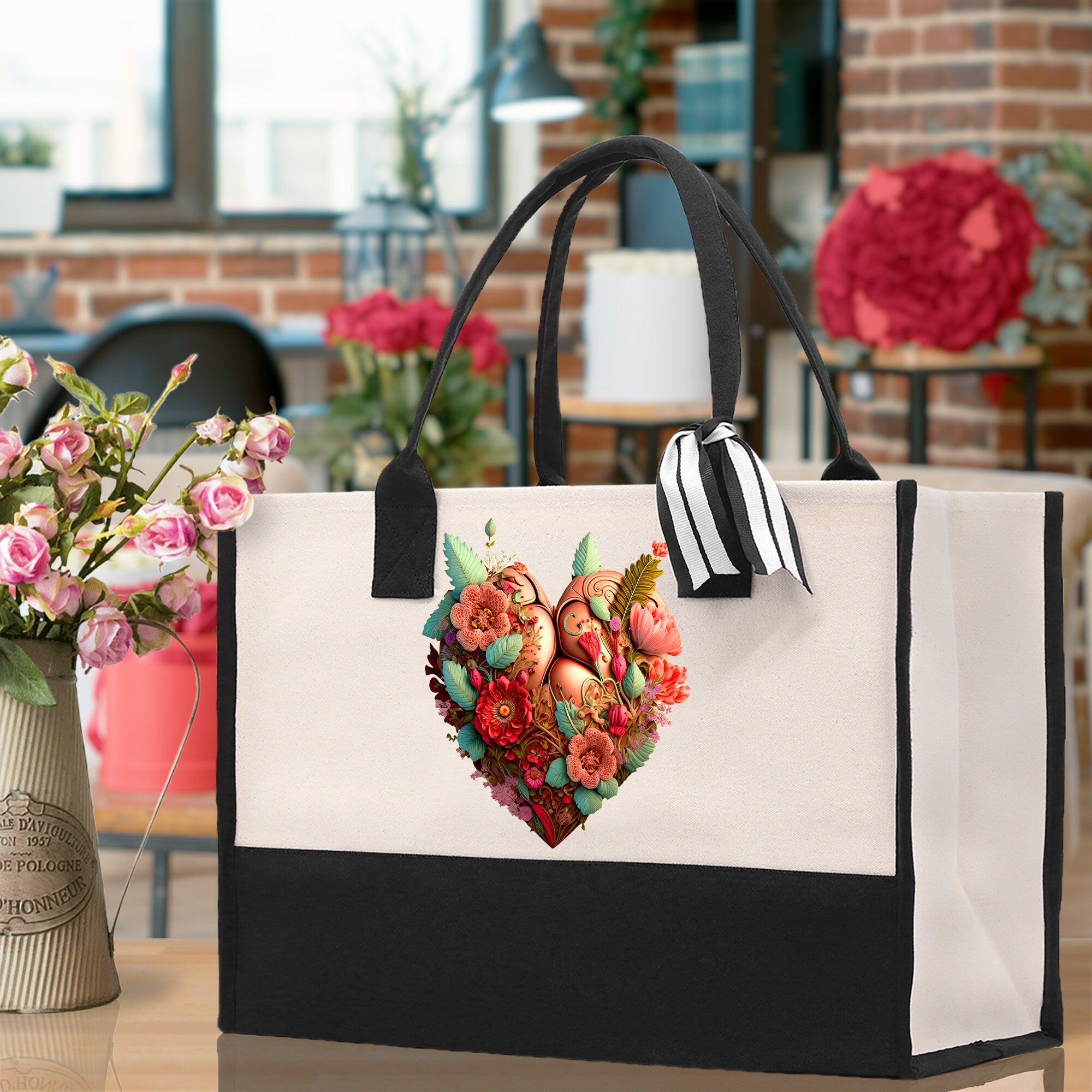 Valentine's day gifts for her True Love Tote Bag  Custom Gift Bag Valentine TMC-L-VD1003