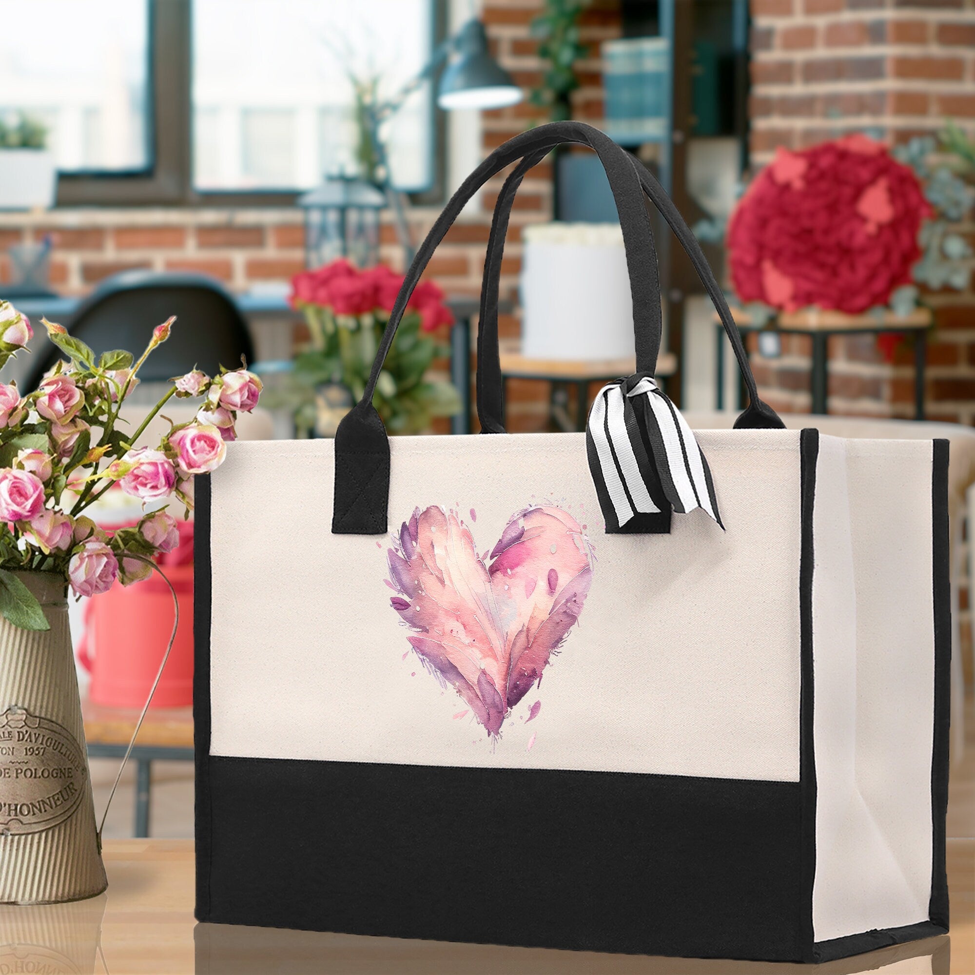 Valentine's day gifts for her True Love Tote Bag  Custom Gift Bag Valentine TMC-L-VD1004