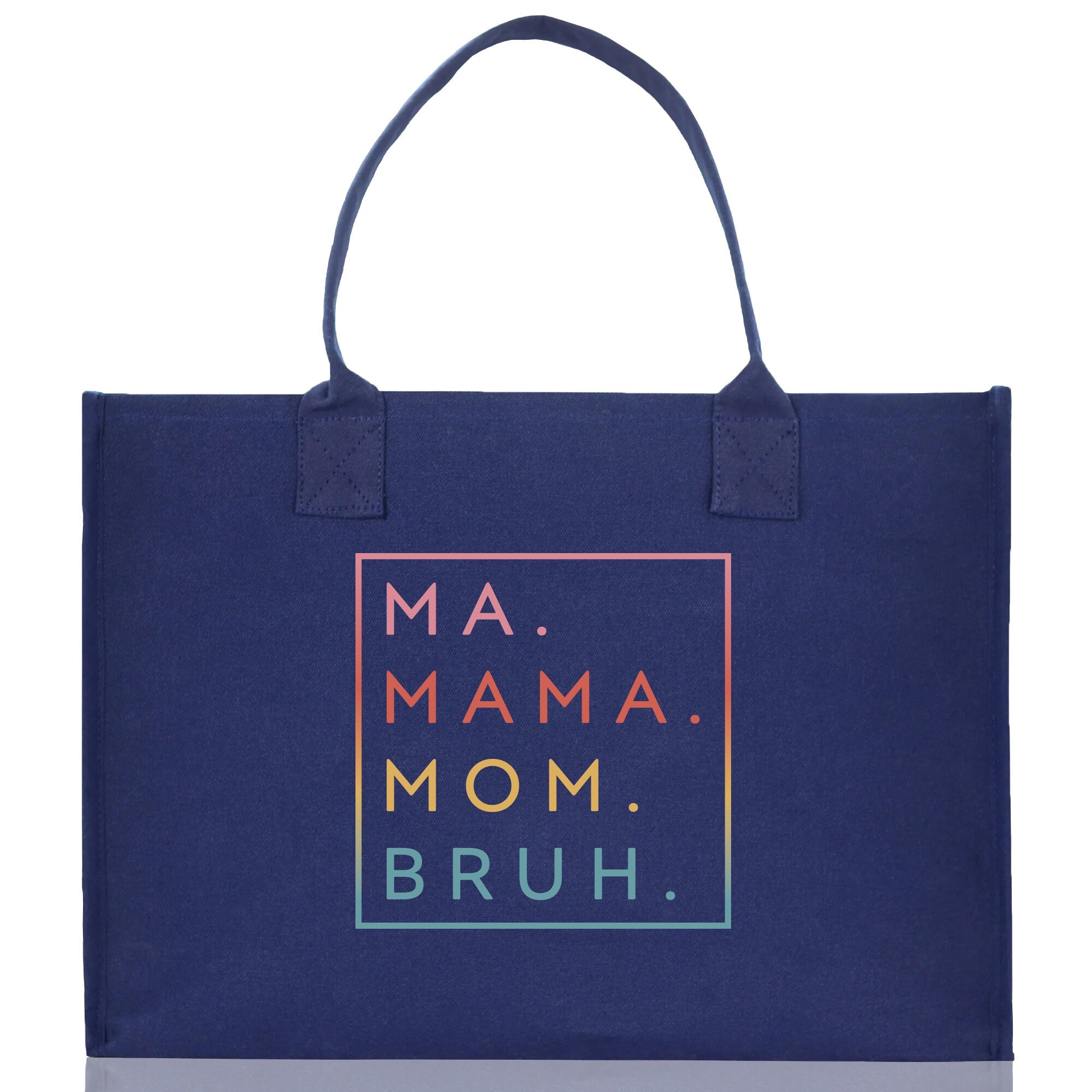 Ma Mama Mom Bruh Canvas Tote Bag Mama Tote Mom Stuff Bag Mommy Bag Dog Mom Gift Dog Mom Bag Mom Shopping Bag New Mom Gift Best Mom Ever Bag