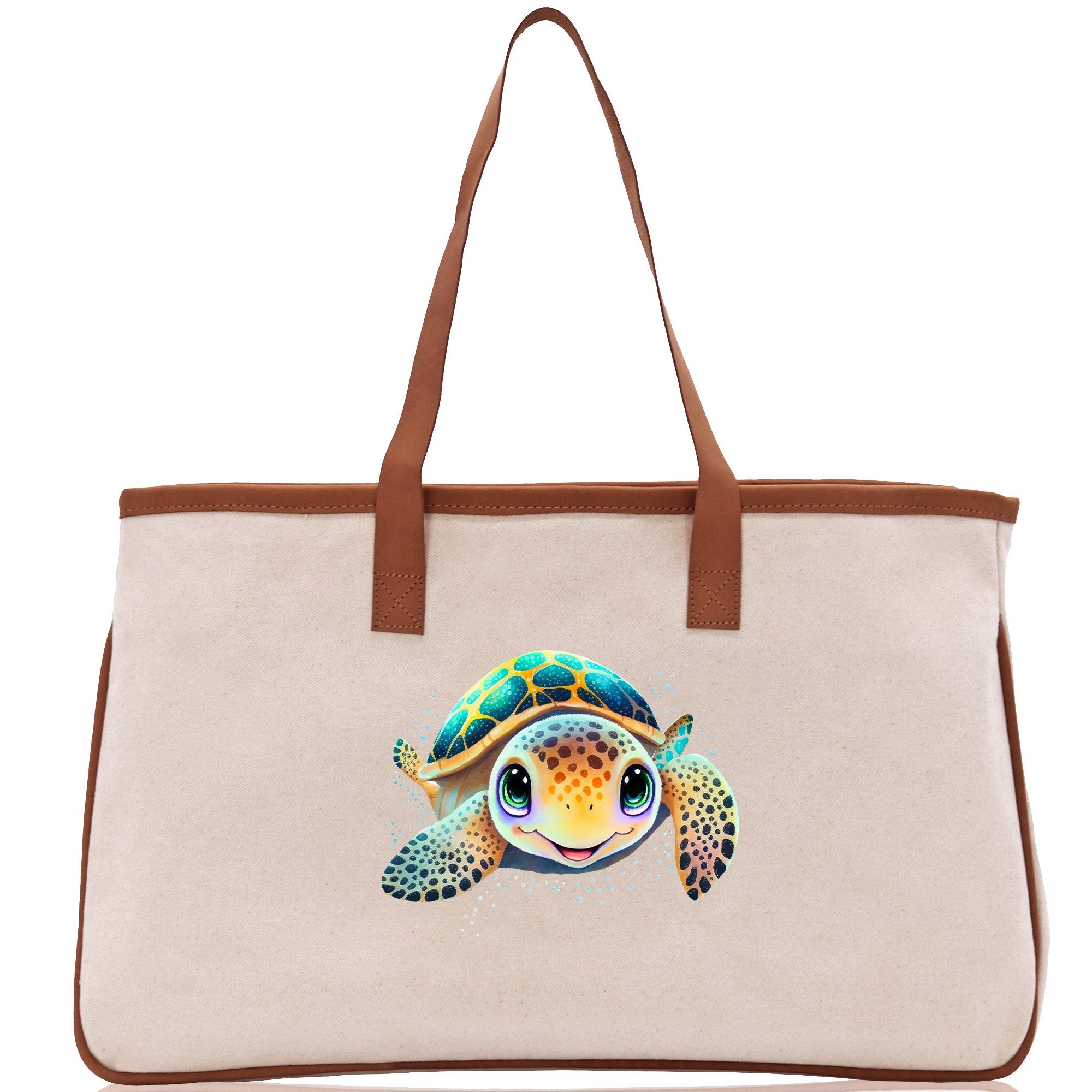 Sea Turtle Canvas Tote Bag Ocean Tote Bag Turtle Lover Tote Bag Animal Lover toTe Bag Ocean Lover Gift Tortoise Tote Bag Nature Lover Tote