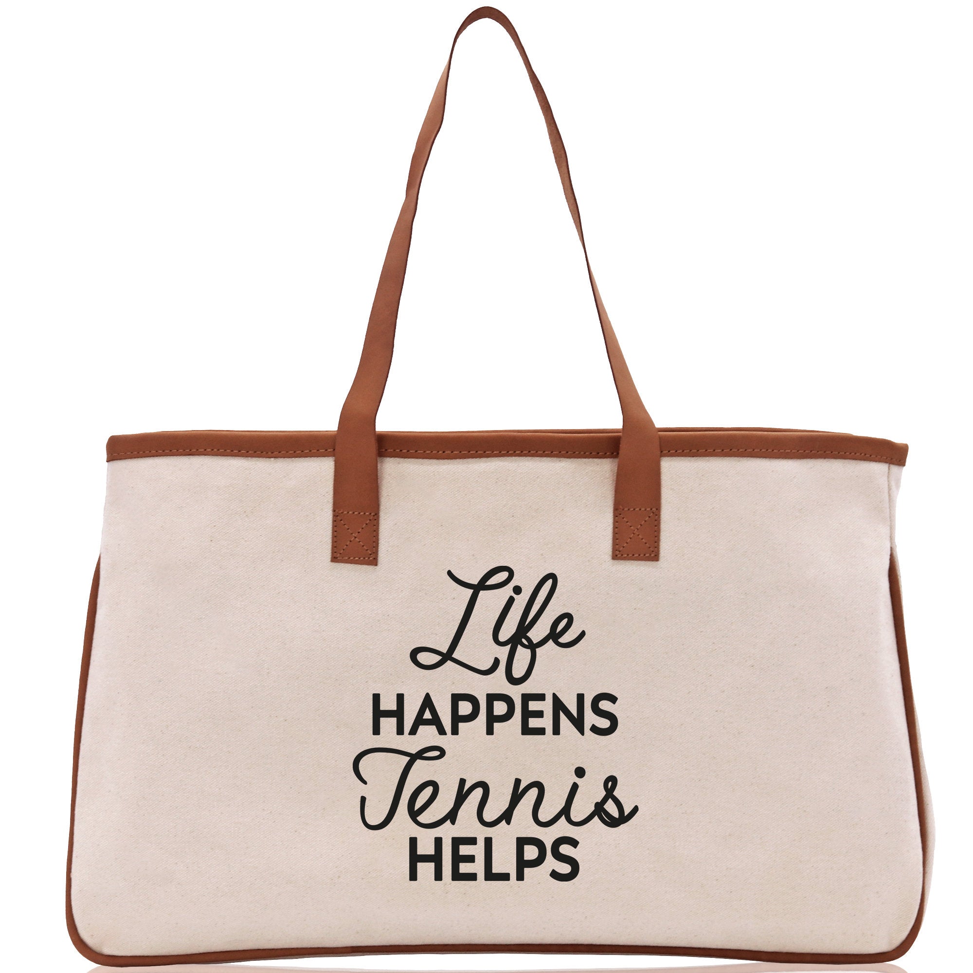 Tennis Tote Bag Custom Tennis Tote Bag Tennis Sport Gift for Her Personalized Tennis Bag Tennis Love Bag Tennis Coach Gift Canvas Tote Bag