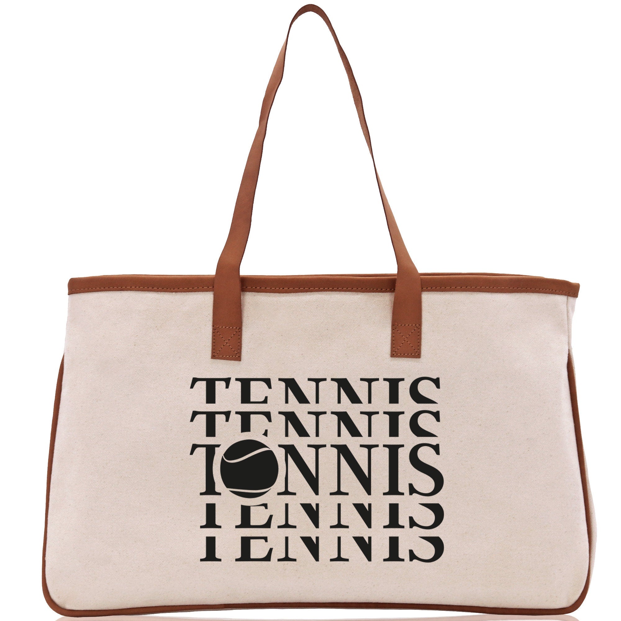 Tennis Tote Bag Custom Tennis Tote Bag Tennis Sport Gift for Her Personalized Tennis Bag Tennis Love Bag Tennis Coach Gift Canvas Tote Bag