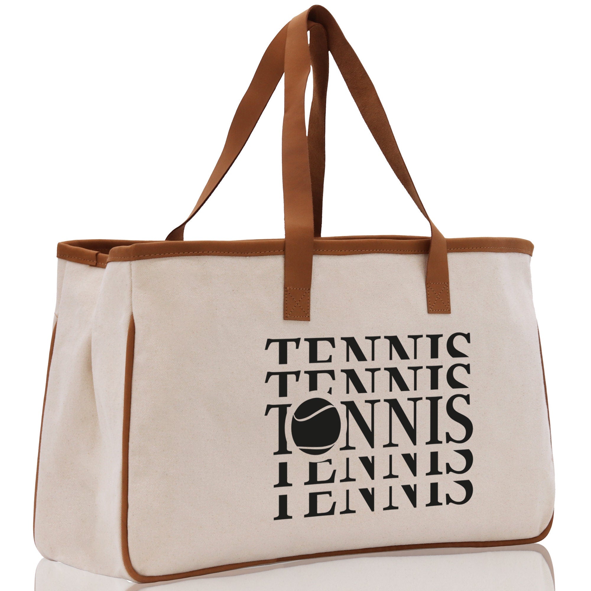 Tennis Tote Bag Custom Tennis Tote Bag Tennis Sport Gift for Her Personalized Tennis Bag Tennis Love Bag Tennis Coach Gift Canvas Tote Bag