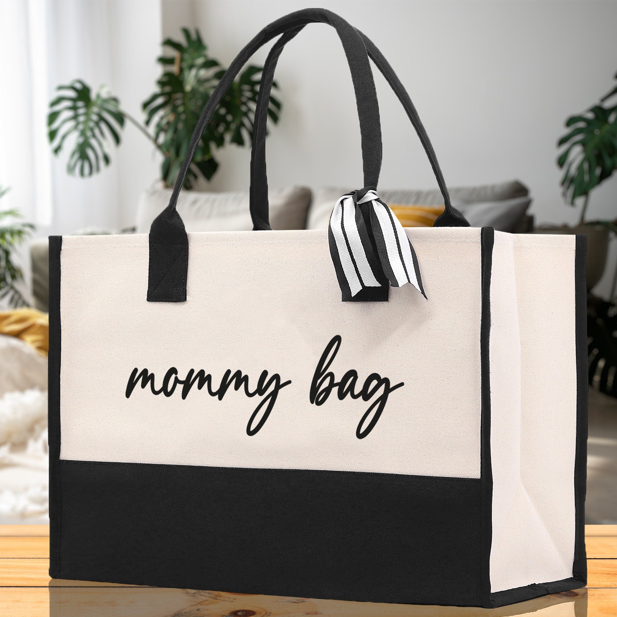 Mommy Bag Canvas Tote Bag Mama Tote Mom Stuff Bag Mommy Bag Dog Mom Gift Dog Mom Bag Mom Shopping Bag Mom Gift Best Mom Ever Bag