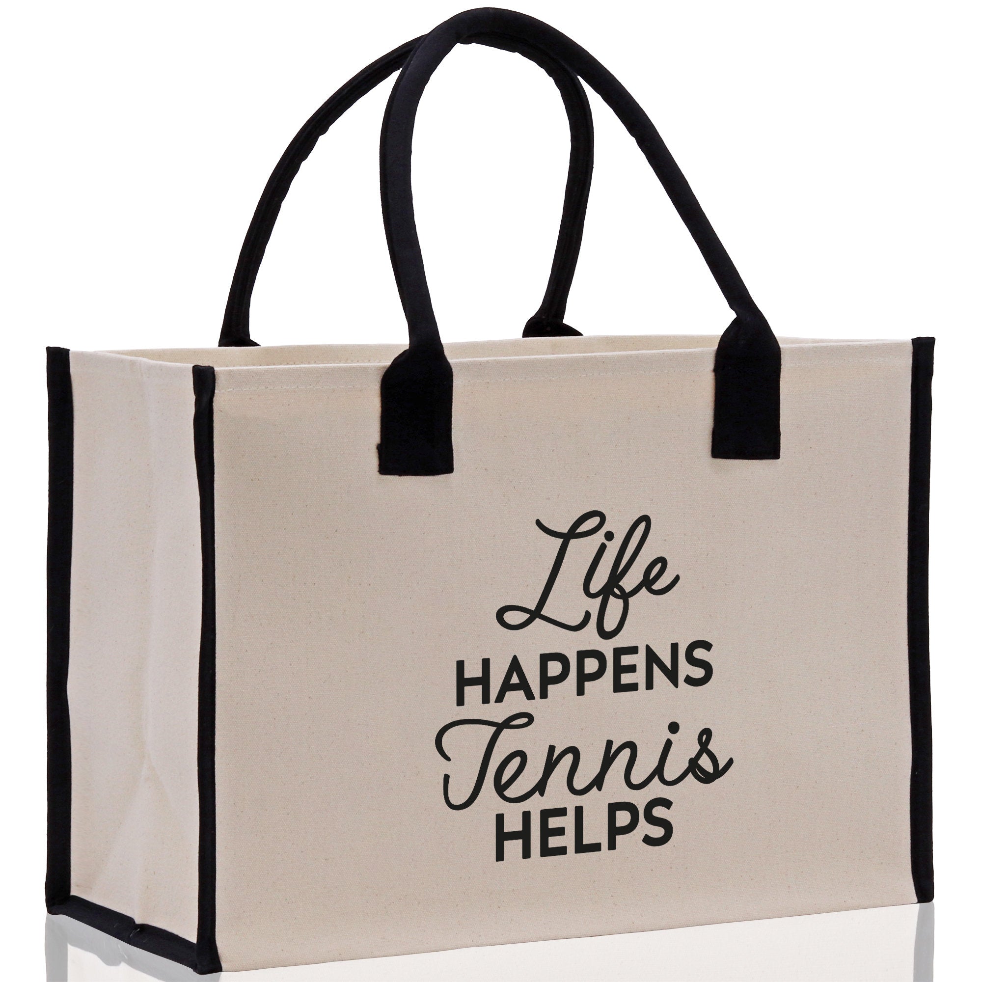 Tennis Tote Bag Custom Tennis Tote Bag Tennis Sport Gift for Her Personalized Tennis Bag Tennis Love Bag Tennis Coach Gift Canvas Tote Bag