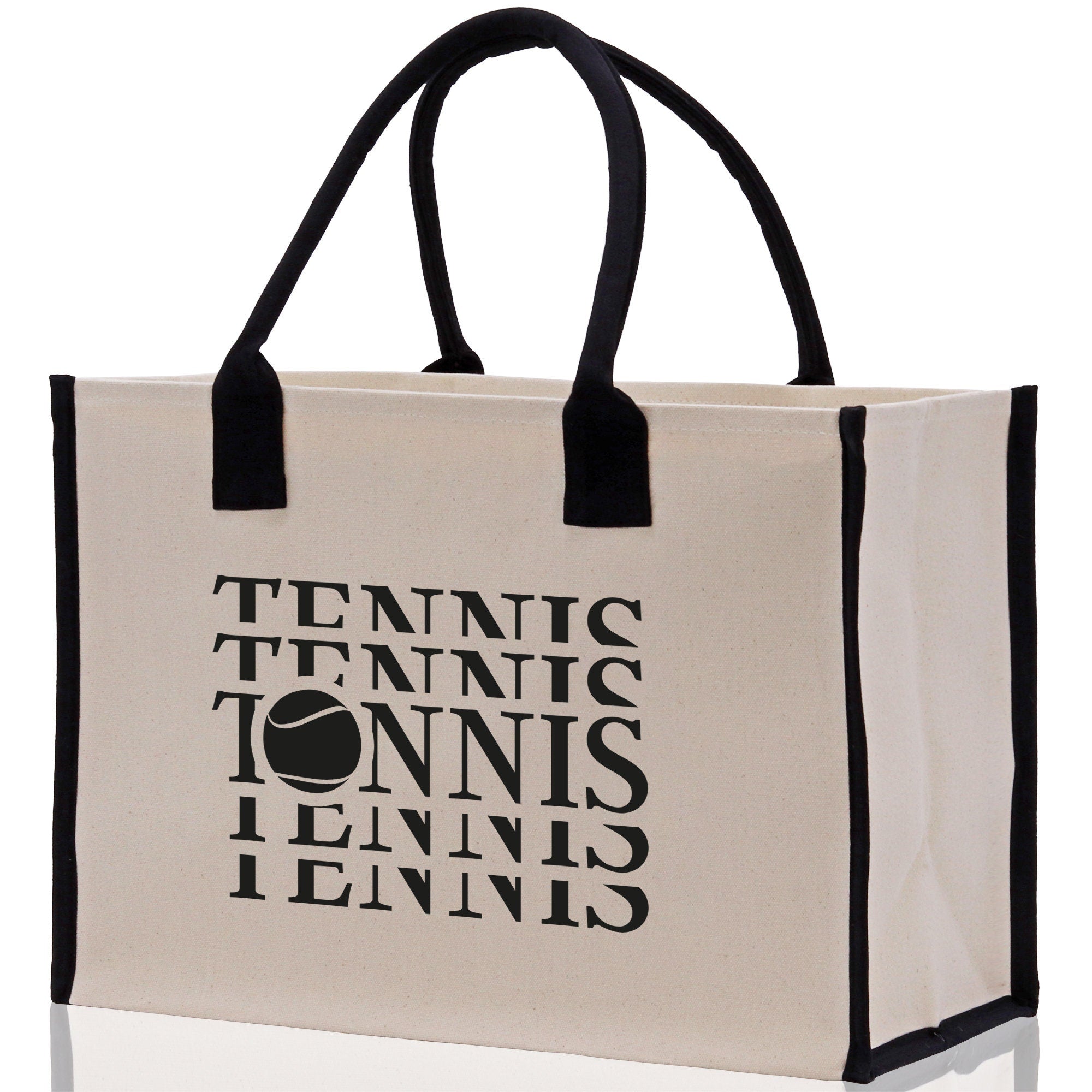 Tennis Tote Bag Custom Tennis Tote Bag Tennis Sport Gift for Her Personalized Tennis Bag Tennis Love Bag Tennis Coach Gift Canvas Tote Bag