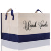 Personalized Canvas Storage Tote Bag Nursery Storage Towel Storage Kids Toy Storage Cloth Storage Storage Bin Storage Tubs Mudroom Storage