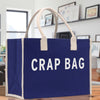Crap Bag Cotton Canvas Chic Beach Tote Bag Multipurpose Tote Weekender Tote Gift for Her Outdoor Tote Vacation Tote Large Beach Bag