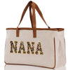 Gaga Gram Mimi Nana Grandma Canvas Tote Bag Grandma's Getaway Bag Grandma Gift Bag Mothers Day Gift Bag Grandma Beach Bag Gift for Grandma