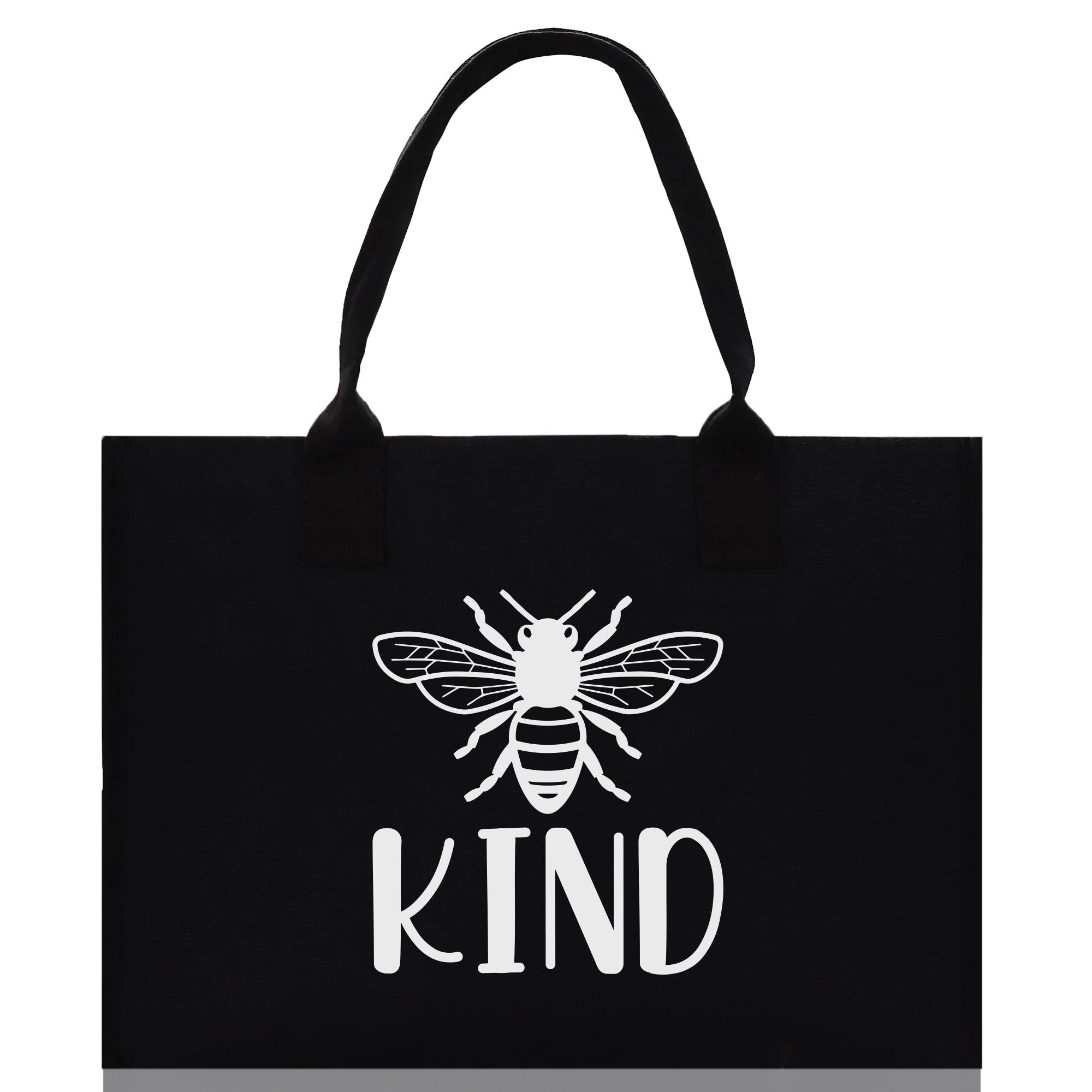 Kind Cotton Canvas Tote Bag Nurse Appreciation Gift Bag Gift for Her Birthday Gift Bee Kind Mental Health Matters Save The Bees