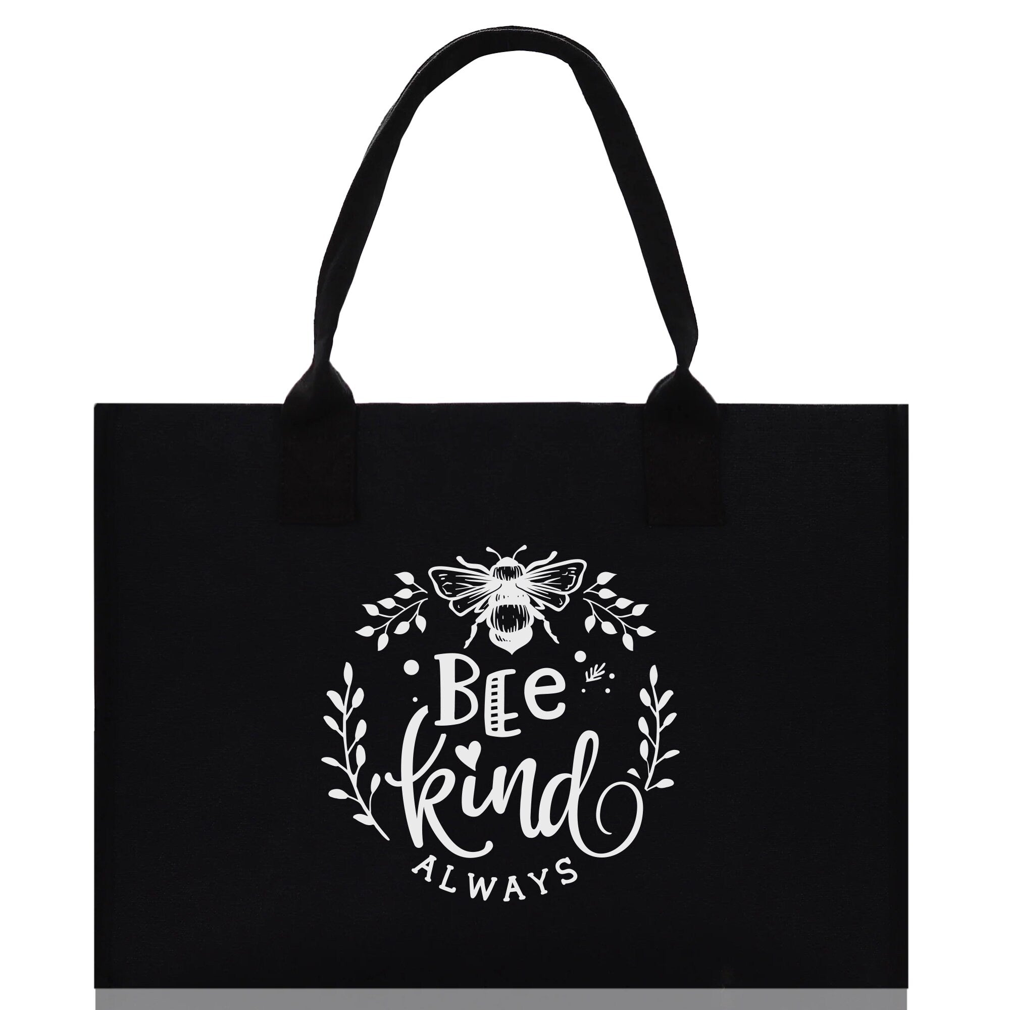 Bee Kind Always Cotton Canvas Tote Bag Nurse Appreciation Gift Bag Gift for Her Birthday Gift Bee Kind Mental Health Matters Save The Bees