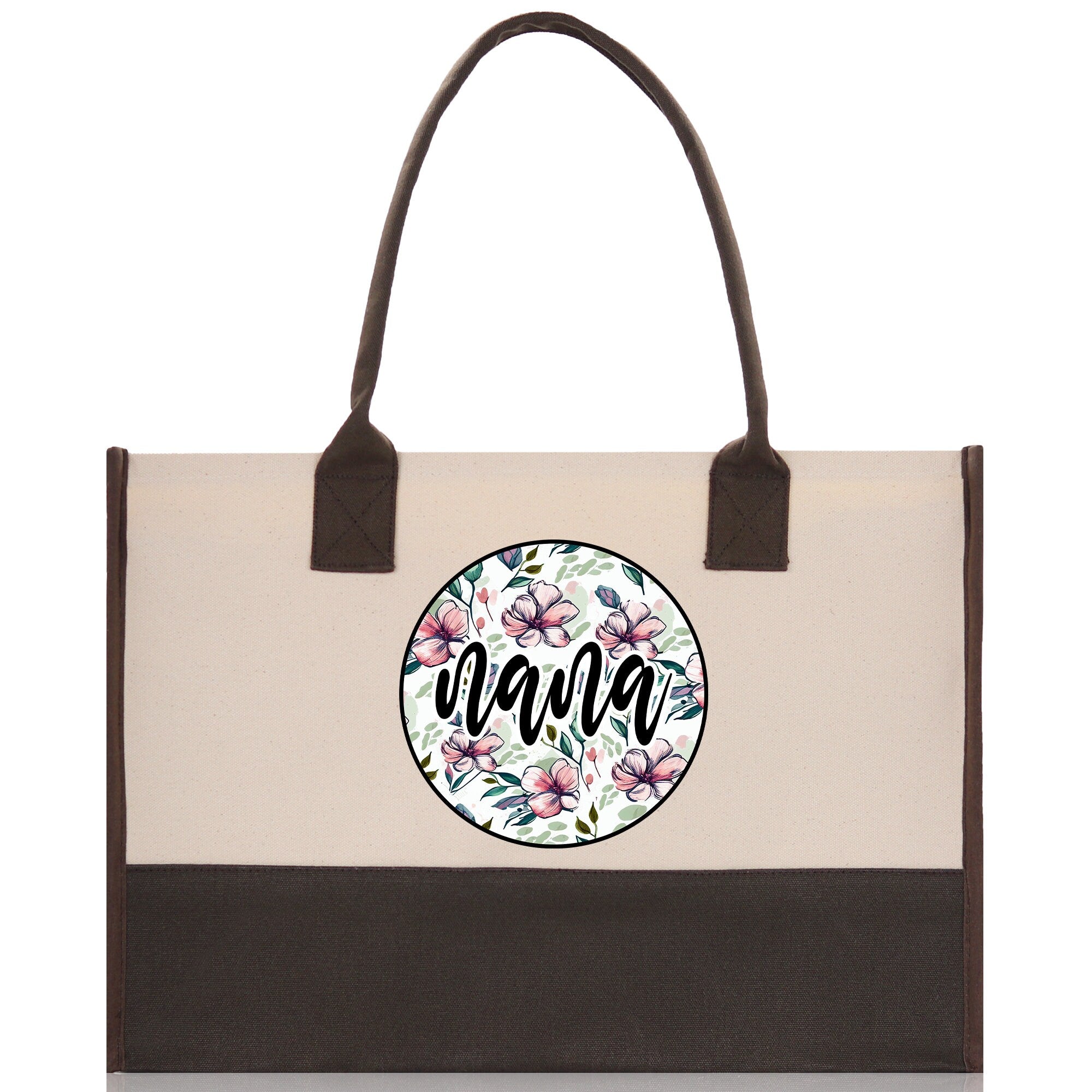 Gaga Gram Mimi Nana Grandma Canvas Tote Bag Grandma's Getaway Bag Grandma Gift Bag Mothers Day Gift Bag Grandma Beach Bag Gift for Grandma