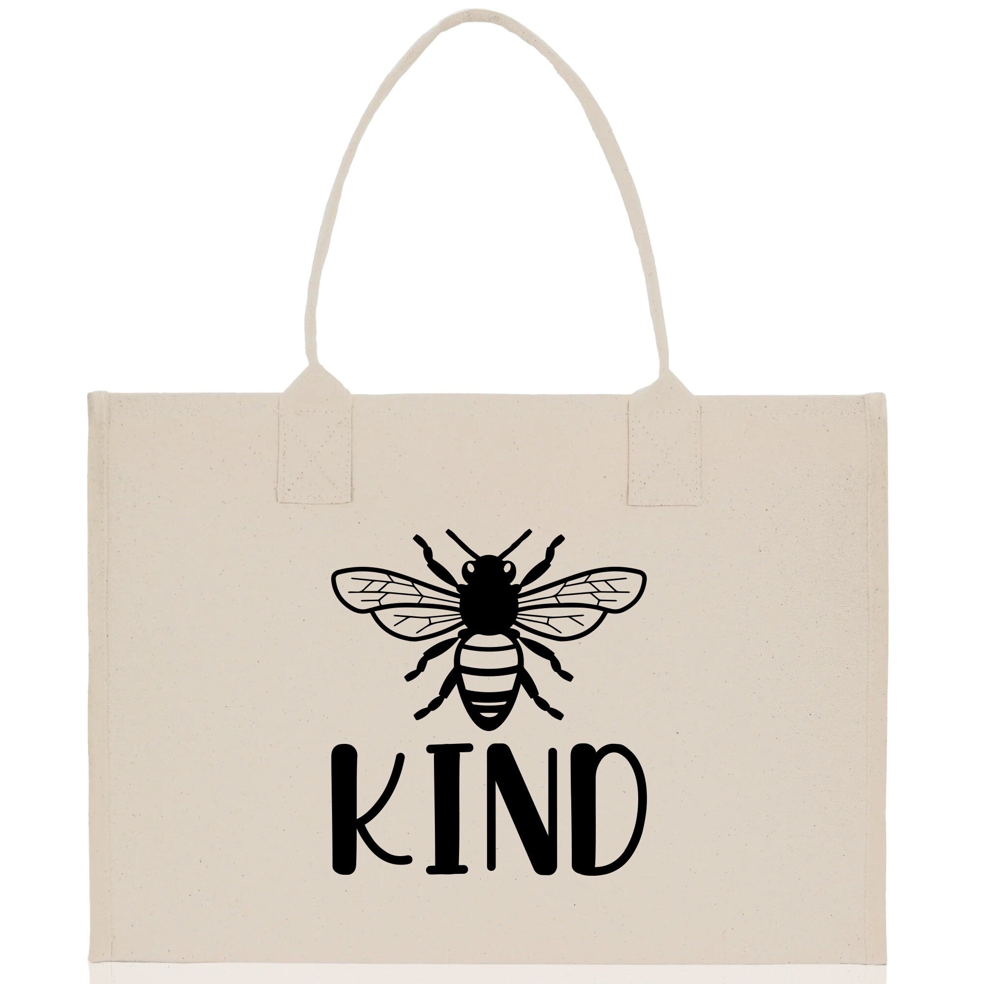 Kind Cotton Canvas Tote Bag Nurse Appreciation Gift Bag Gift for Her Birthday Gift Bee Kind Mental Health Matters Save The Bees