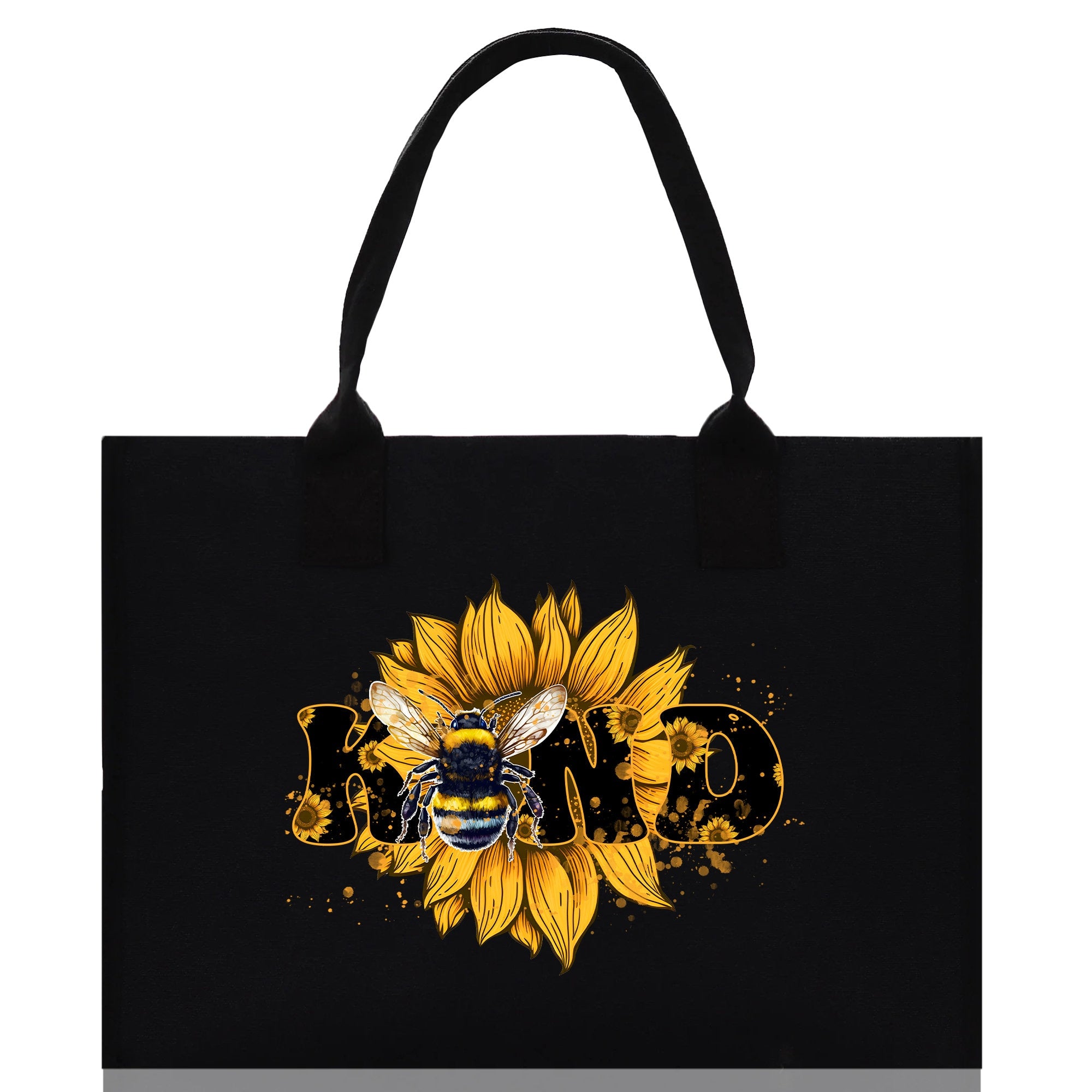 Kind Cotton Canvas Tote Bag Nurse Appreciation Gift Bag Gift for Her Birthday Gift Bee Kind Mental Health Matters Save The Bees