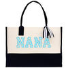 Gaga Gram Mimi Nana Grandma Canvas Tote Bag Grandma's Getaway Bag Grandma Gift Bag Mothers Day Gift Bag Grandma Beach Bag Gift for Grandma