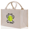 You Just Got Served Tennis Cotton Canvas Tote Bag Gift for Tennis Lover Bag Tennis Coach Gift Bag