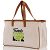 Tennis Life Cotton Canvas Tote Bag Gift for Tennis Lover Bag Tennis Coach Gift Bag