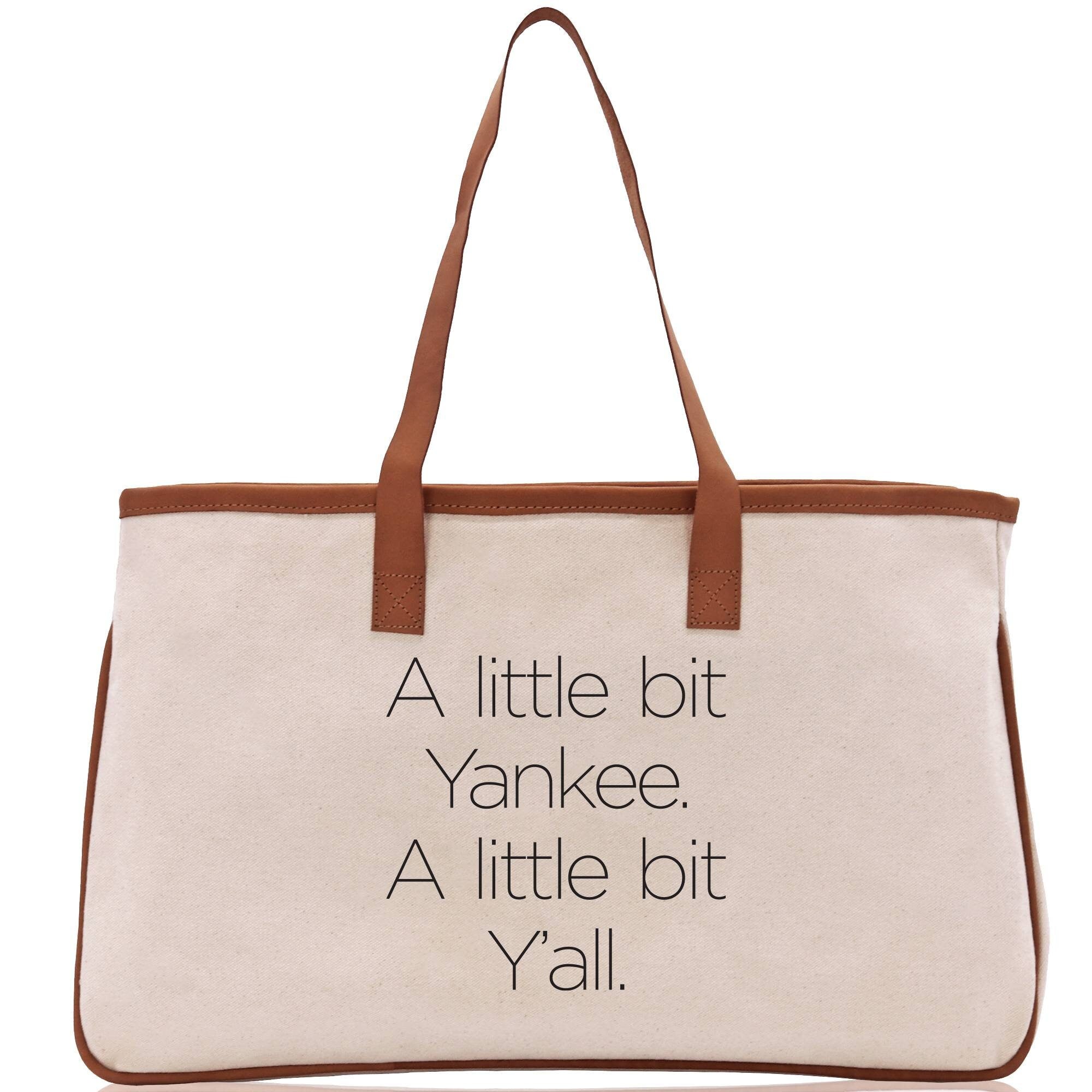 A Little Bit Yankee A Little Bit Y'all Bag Dog Mom Gift Mom Bag Mom Shopping Bag New Gift Best Mom Ever Bag Boy Girl Mama Tote