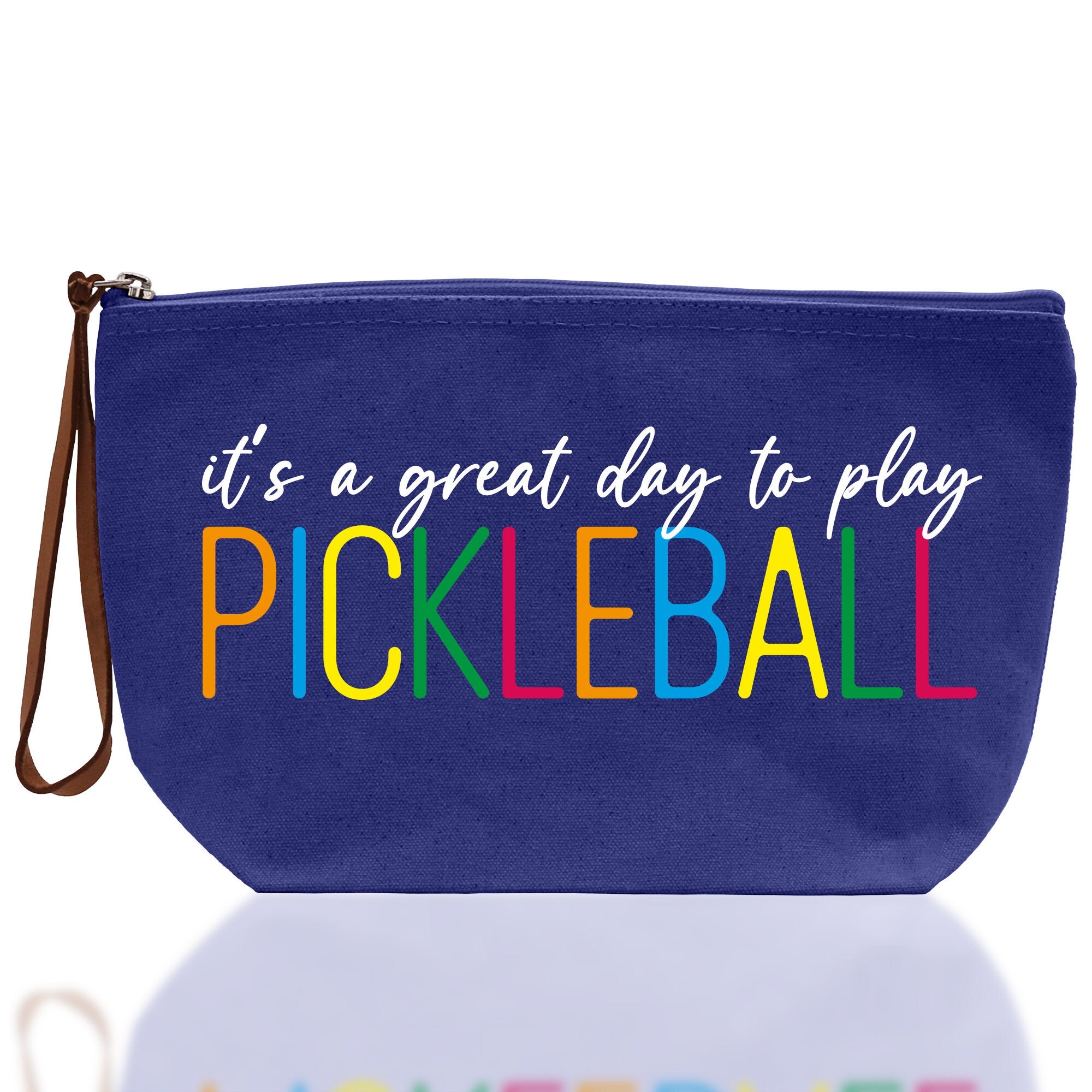 Pickleball Cosmetic Zipper Pouch Tote Bag Pickleball Party Favors Pickleball Player Gift Pickleball Make Up Bag Pickleball Toiletry Bag